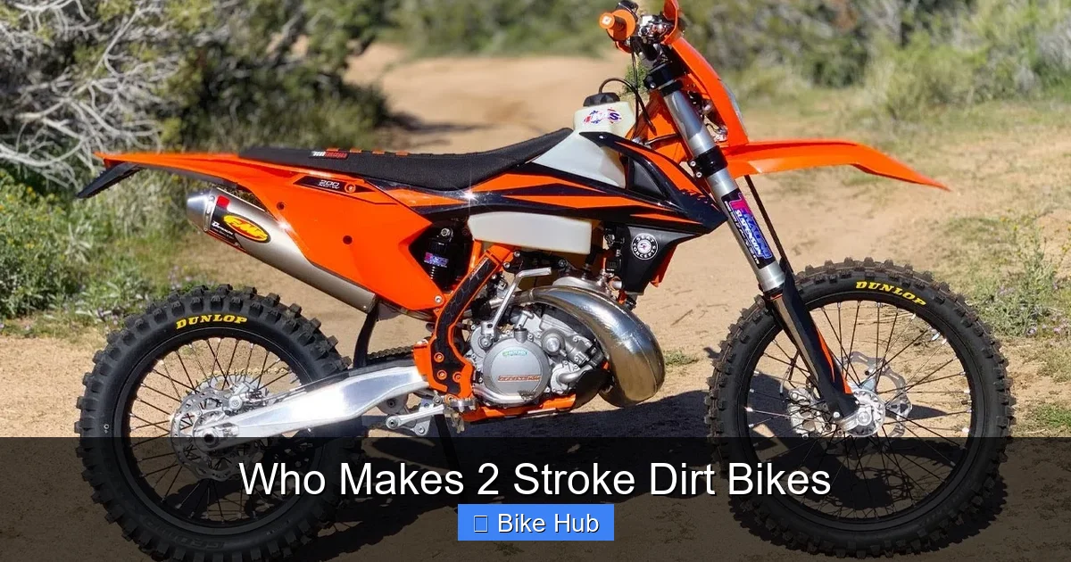 Who Makes 2 Stroke Dirt Bikes