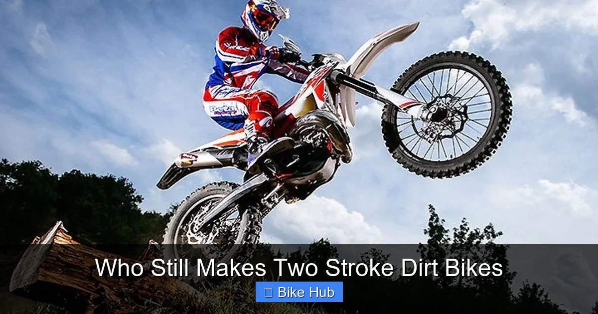 Who Still Makes Two Stroke Dirt Bikes