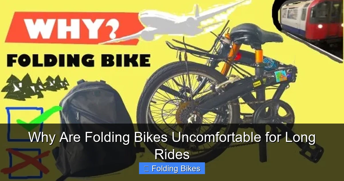 Why Are Folding Bikes Uncomfortable for Long Rides