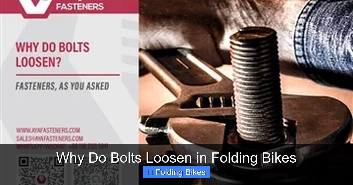 Why Do Bolts Loosen in Folding Bikes