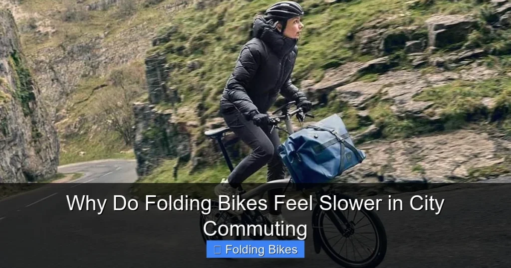 Why Do Folding Bikes Feel Slower in City Commuting