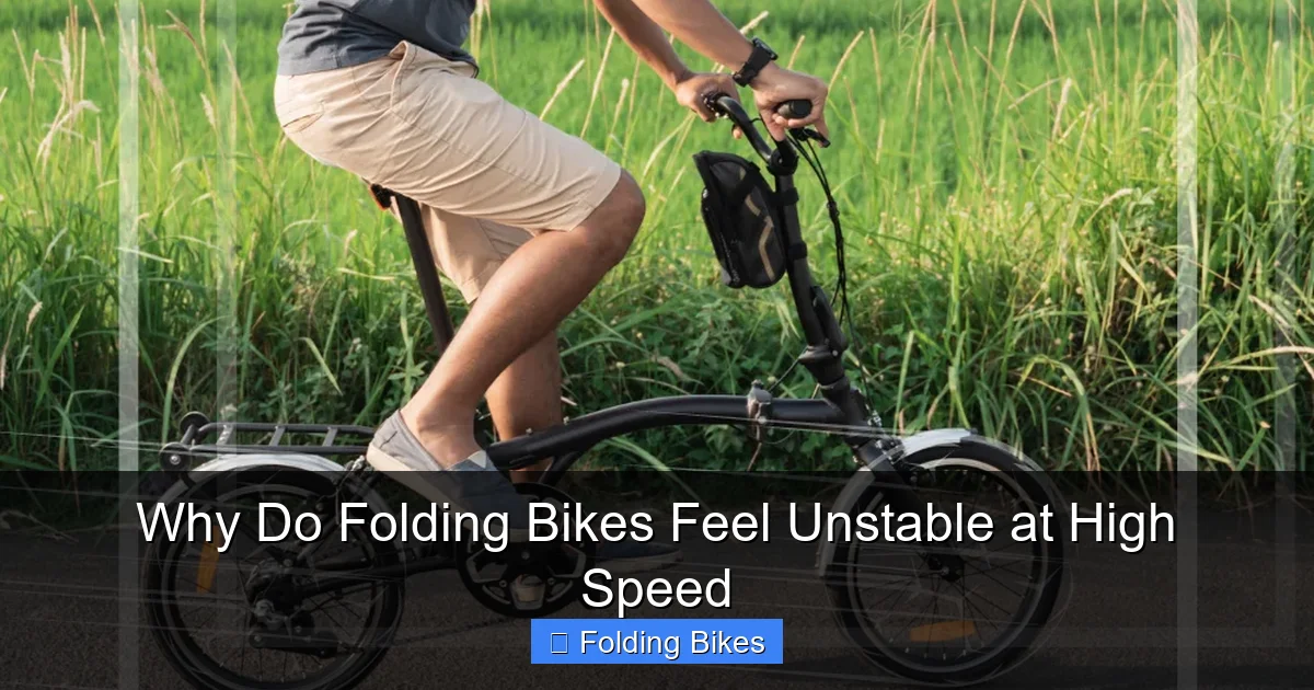 Why Do Folding Bikes Feel Unstable at High Speed