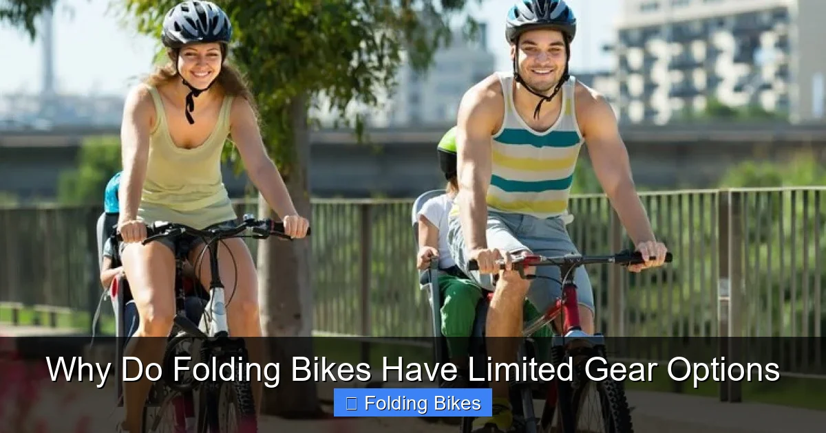 Why Do Folding Bikes Have Limited Gear Options