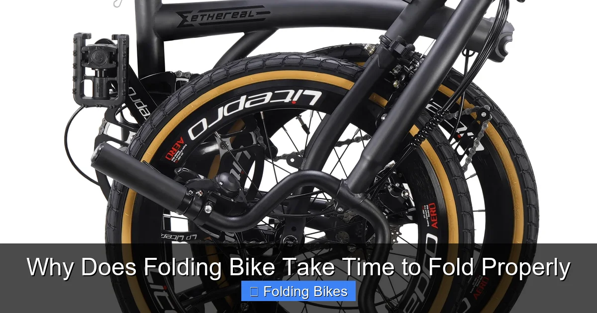 Why Does Folding Bike Take Time to Fold Properly