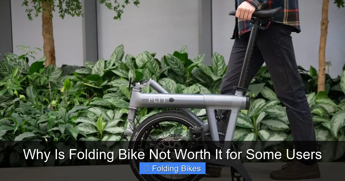 Why Is Folding Bike Not Worth It for Some Users