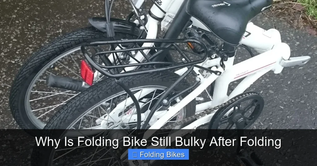 Why Is Folding Bike Still Bulky After Folding