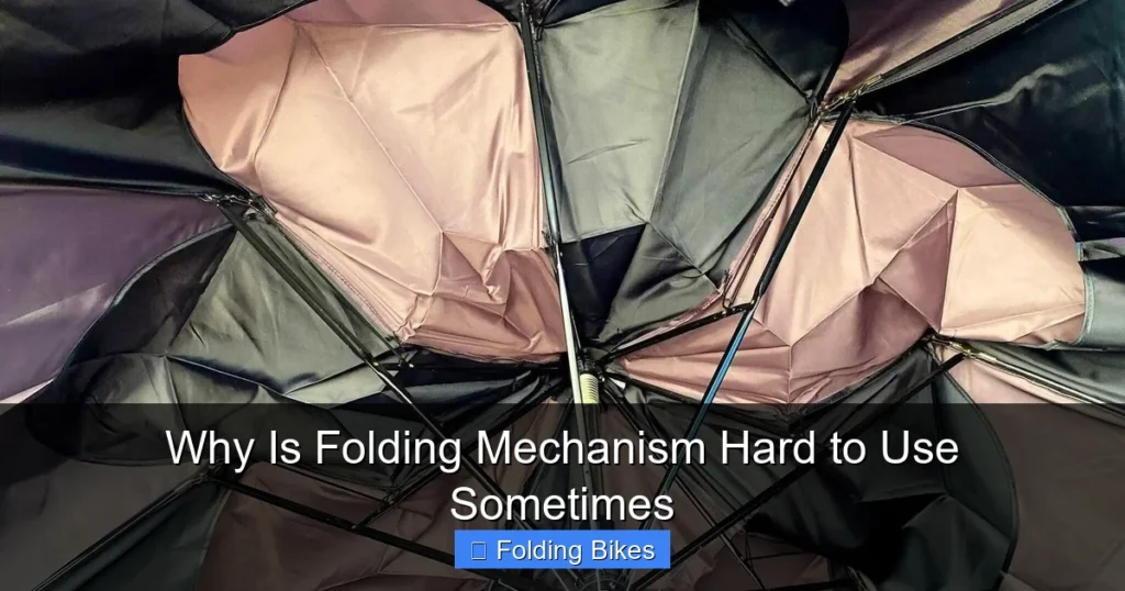 Why Is Folding Mechanism Hard to Use Sometimes
