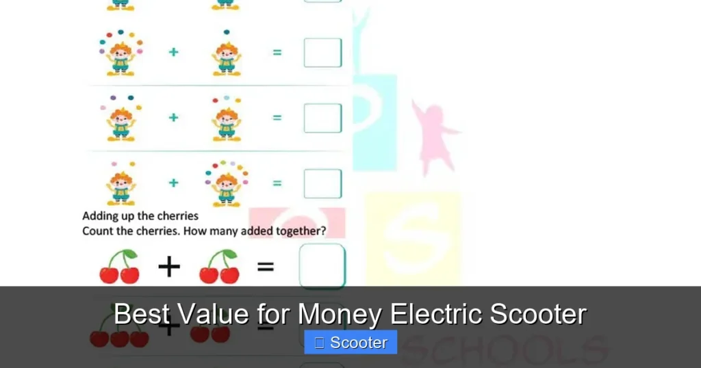Best Value for Money Electric Scooter