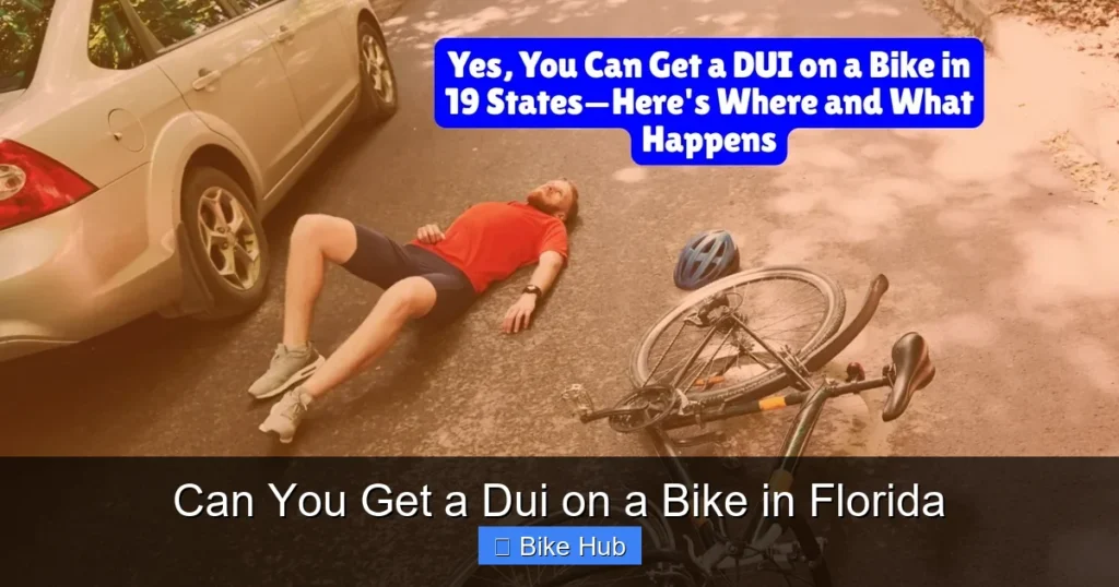 Can You Get a Dui on a Bike in Florida