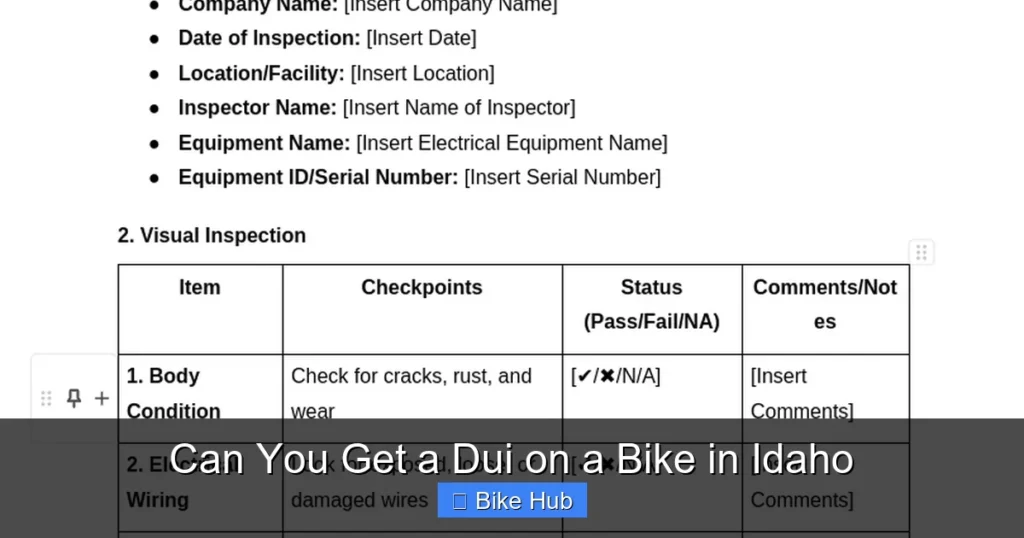 Can You Get a Dui on a Bike in Idaho