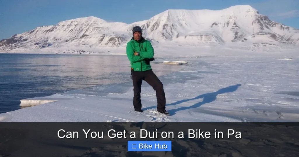 Can You Get a Dui on a Bike in Pa