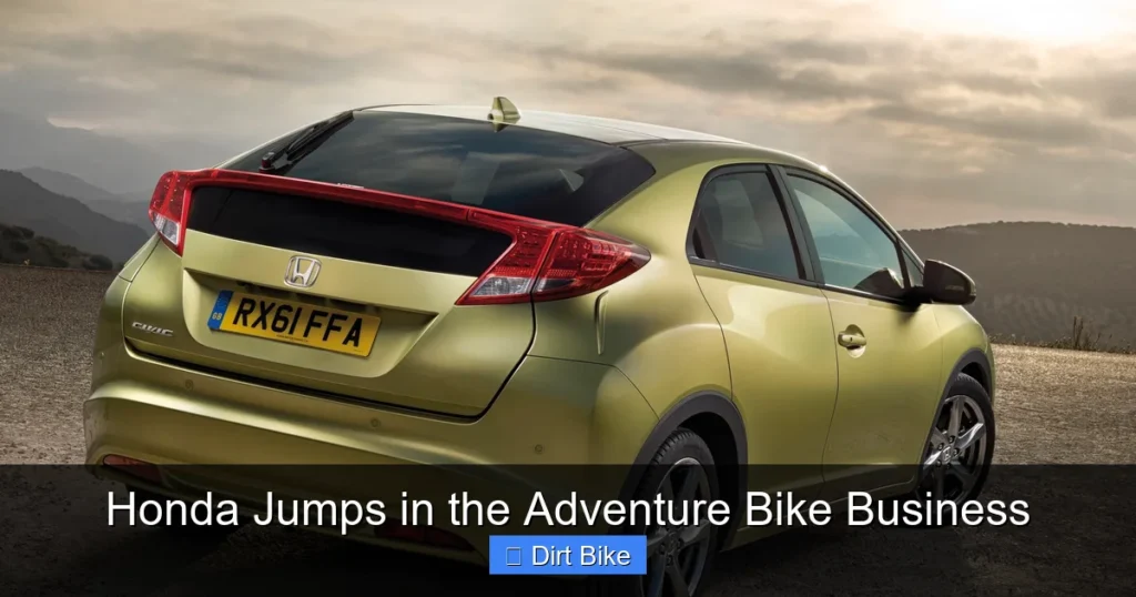 Honda Jumps in the Adventure Bike Business