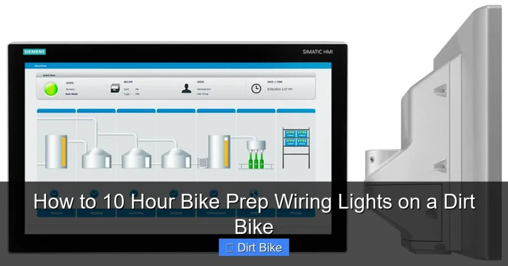How to 10 Hour Bike Prep Wiring Lights on a Dirt Bike