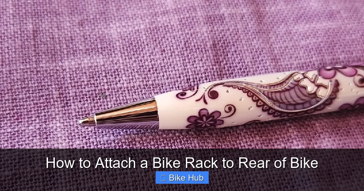 How To Attach A Bike Rack To Rear Of Bike - BikeTro
