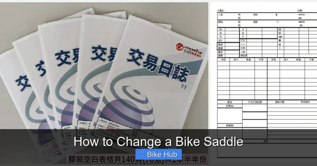 How to Change a Bike Saddle