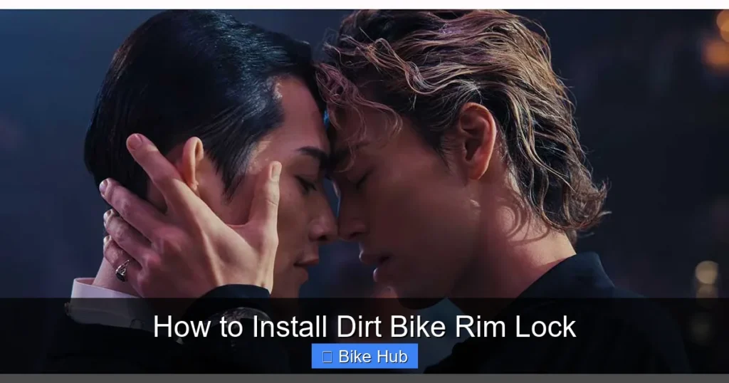 How to Install Dirt Bike Rim Lock