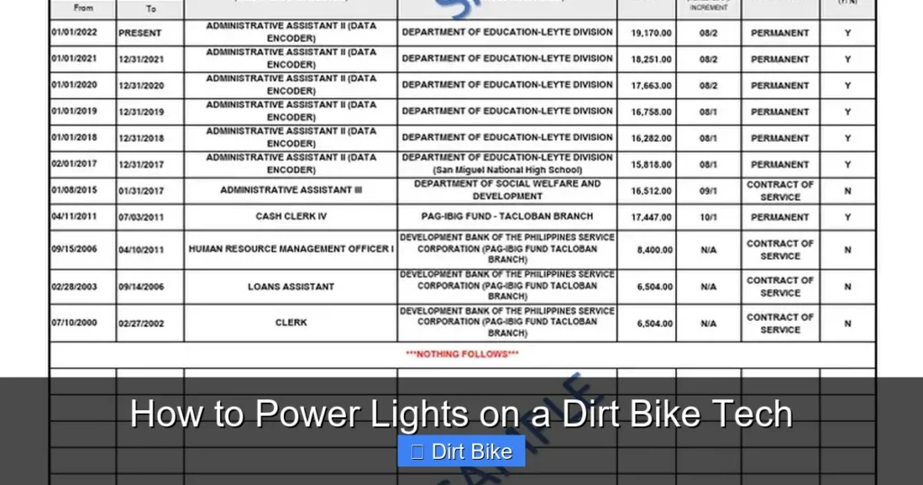 How to Power Lights on a Dirt Bike Tech