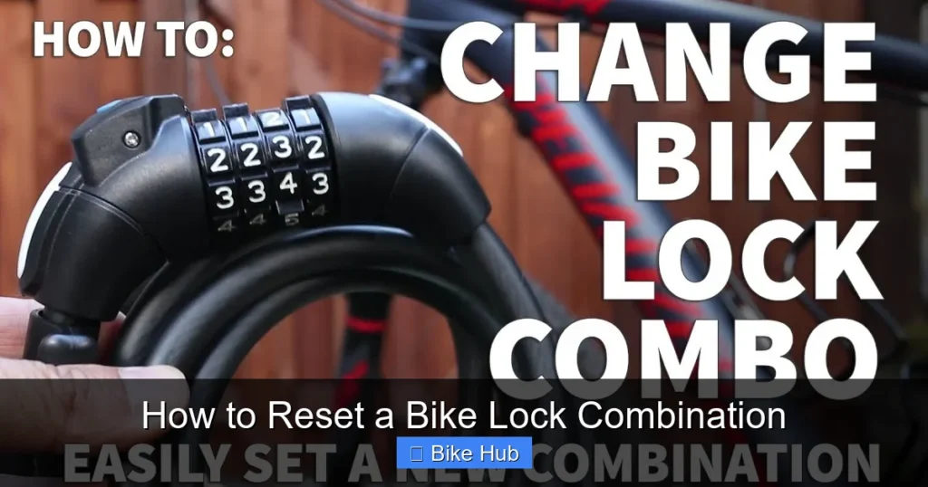 How to Reset a Bike Lock Combination