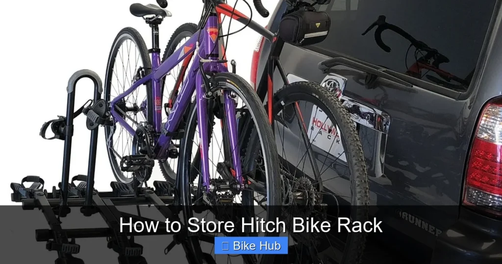 How to Store Hitch Bike Rack