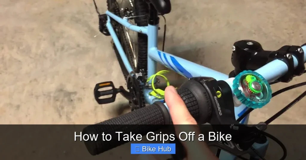 How to Take Grips Off a Bike