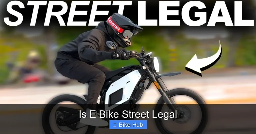 Is E Bike Street Legal