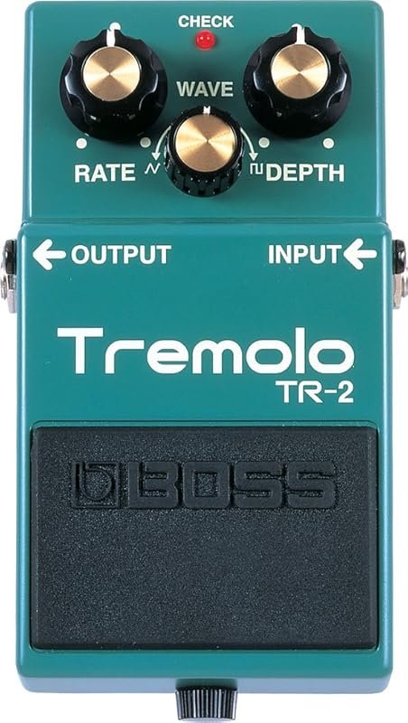 BOSS TR-2 Tremolo Guitar Effects Pedal, Analog Circuit, Rate and Depth
