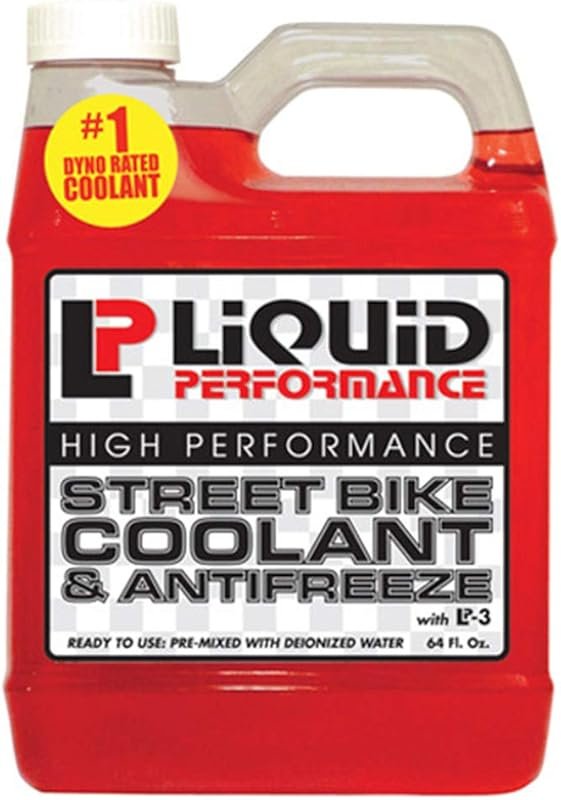 Liquid Performance Street Bike Coolant and Antifreeze - 64 oz Single B