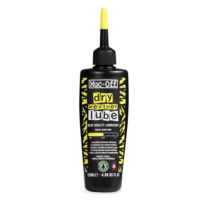 Muc-Off Bio Dry Bike Chain Lube, 50ml Wax-Based Formula for Smooth Shi