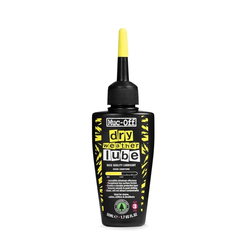 Muc-Off Dry Chain Lube: Biodegradable Bike Lubricant for All Bikes in 