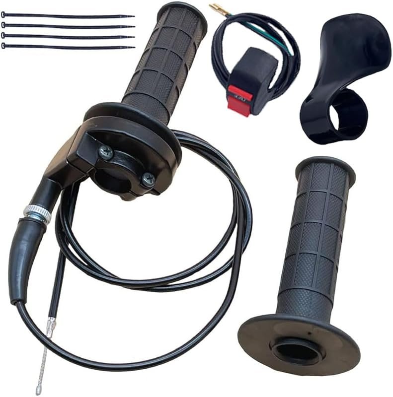Handlebar Throttle Grips & Cable for 50-250cc Dirt Bikes & ATVs