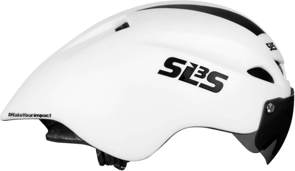 SLS3 Aero Triathlon Helmet with Removable Shield Visor for Road Cycling and Time Trials