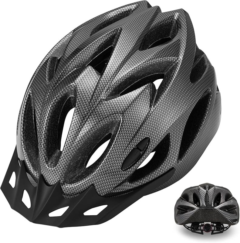 Zacro Certified Adult Bike Helmet: Lightweight, Removable Pads & Visor
