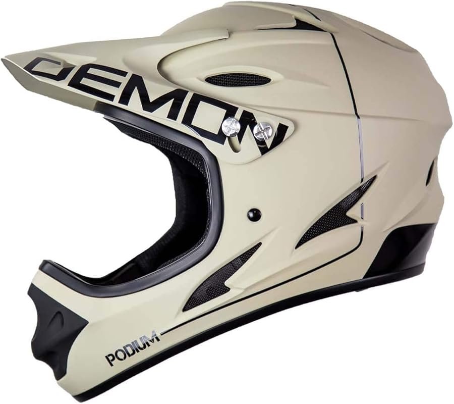 Demon United Podium Fullface Bike Helmet: Lightweight, Breathable with