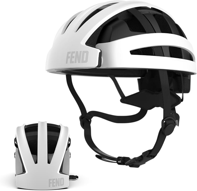 FEND One Foldable Bike Helmet: Patented Smart-Fold, Award-Winning Safe