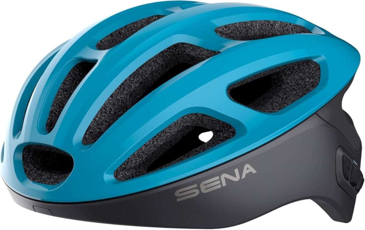 Sena R1 EVO Smart Cycling Helmet with Bluetooth Intercom and Voice Con
