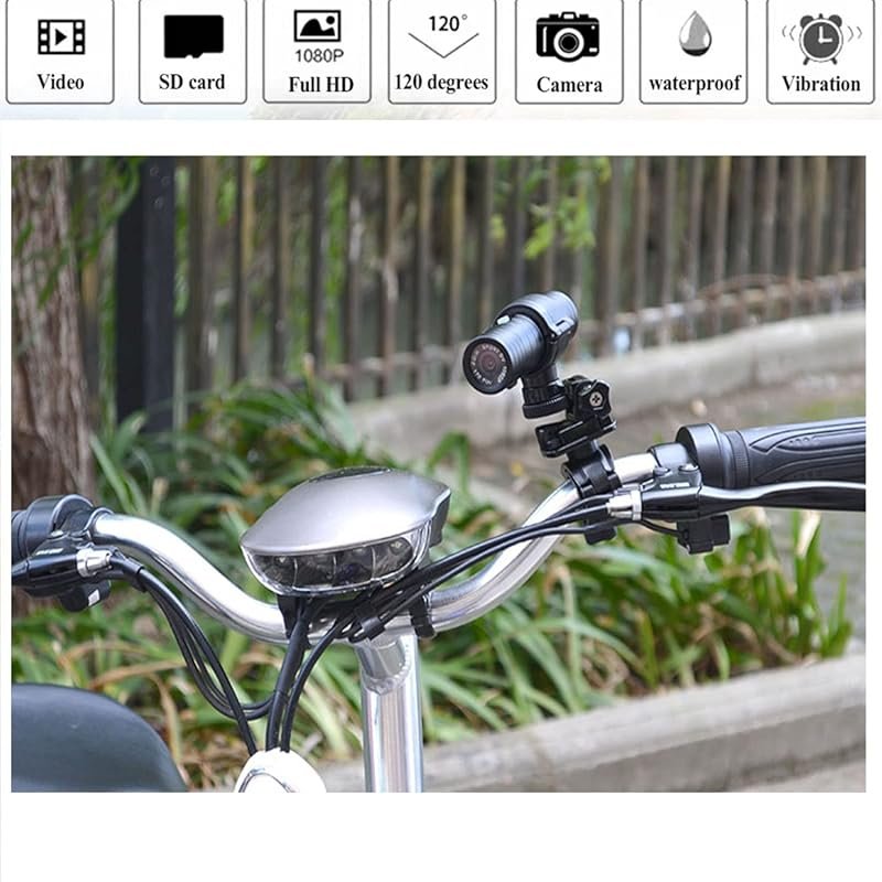 1080P Waterproof Action Camera for Bike & Motorcycle Helmets