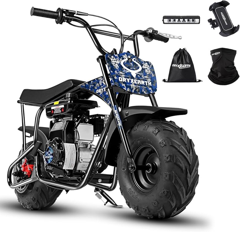 Oryxearth BRM100 Mini Dirt Pit Bike 105cc 4-Stroke Gas Powered for Tee