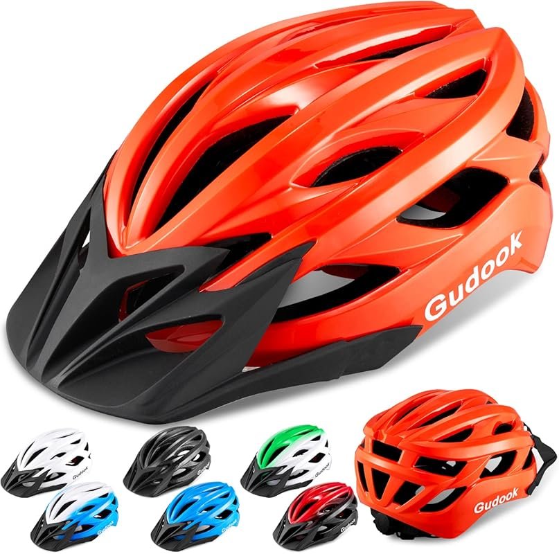 Certified Lightweight Cycling Helmet: Adjustable Adult Bike Helmet wit