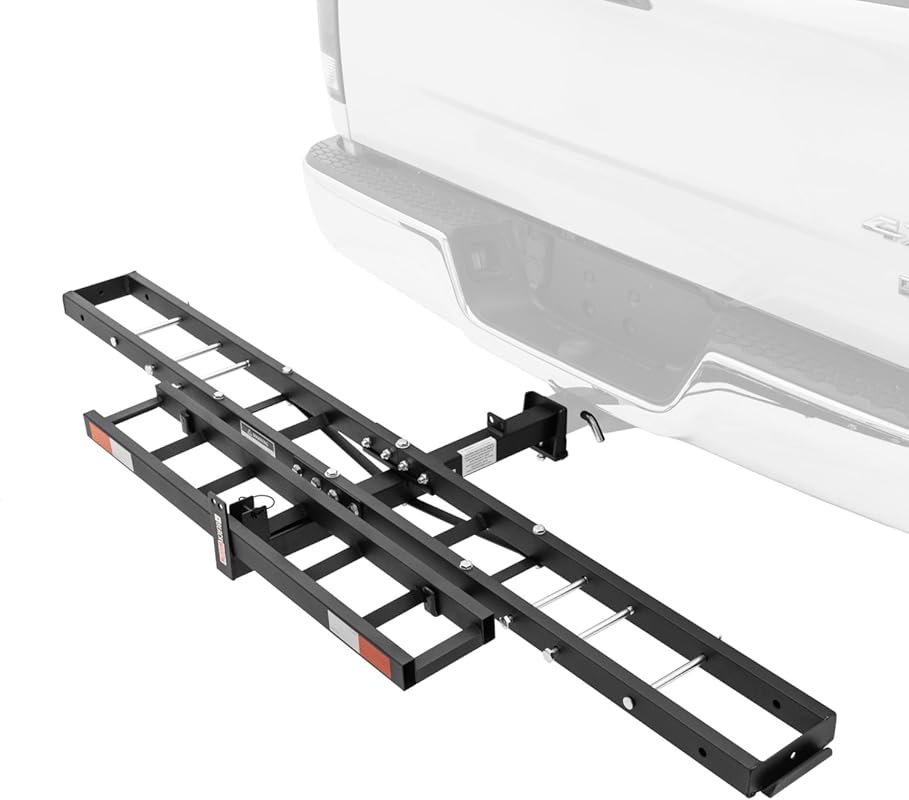 Black Widow Dirt Bike eBike Fat Tire Carrier with Loading Ramp, 300 lb