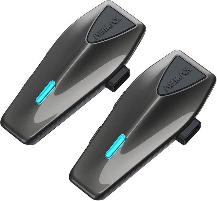 ASMAX S1 Smart Voice Control Motorcycle Bluetooth Headset for 8 Riders