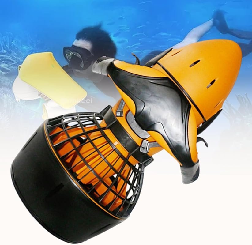 Underwater Thruster Scooter: Orange Sea Scooter with Long Battery Life