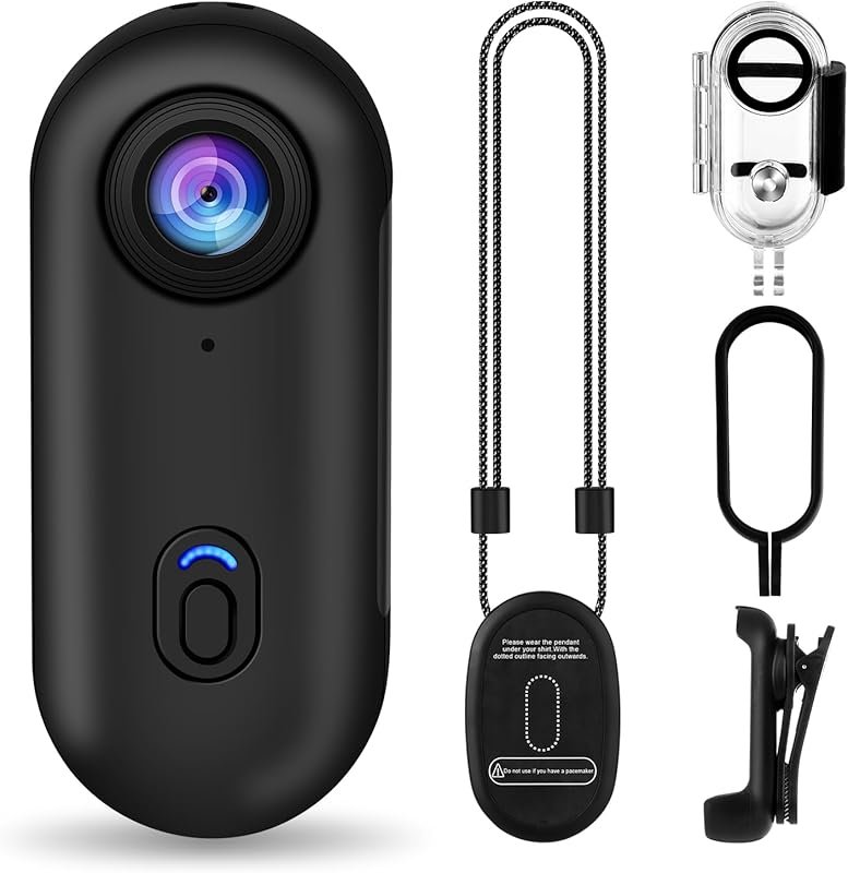 i3 4K Thumb Action Camera: Tiny, Mountable, Portable Vlogging Camera w