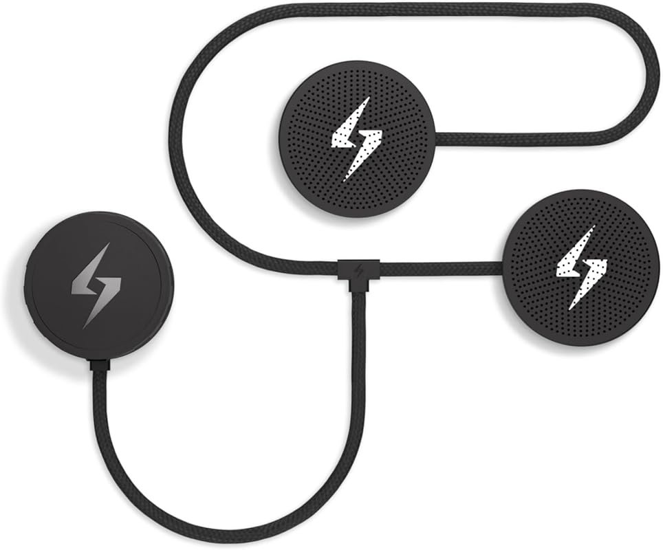 Syphon SoundPro Ultra-Thin Bluetooth Motorcycle Helmet Headphones with