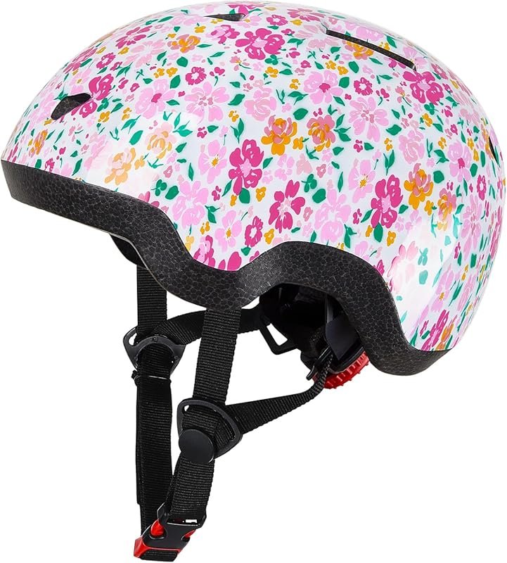Adjustable Toddler Bike Helmet for Boys & Girls, Ages 1-8, Multi-Sport