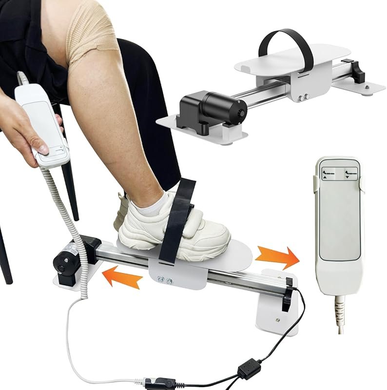 FSA/HSA Eligible White Electric Knee Glide for Post-Surgery Recovery &