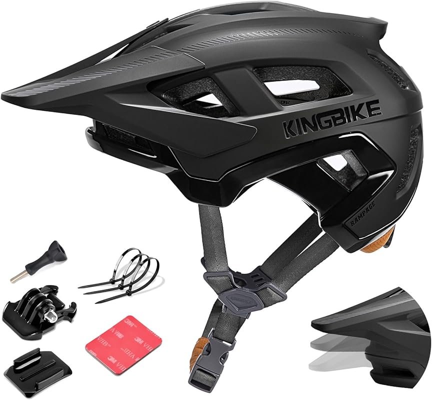 KINGBIKE NTA-8776 Ebike Helmet: Professional Adult MTB Helmet with Adj