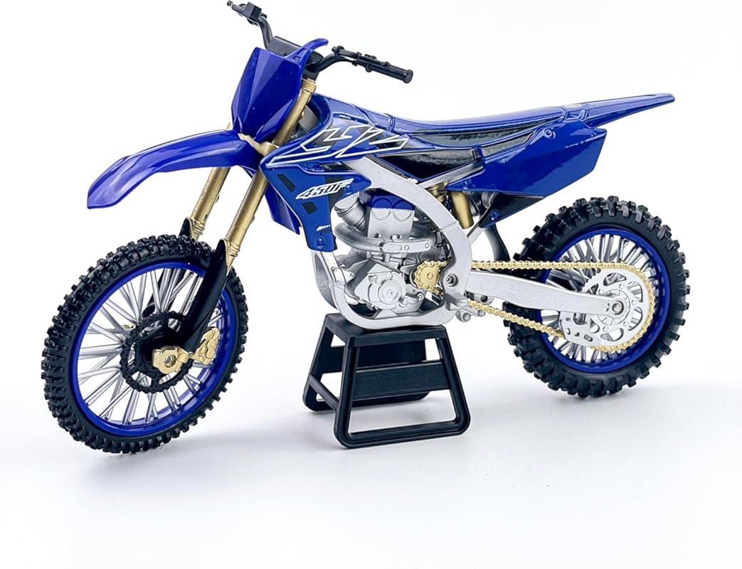1:12 Scale YZ450F DieCast Dirt Bike Model with Realistic Details - All