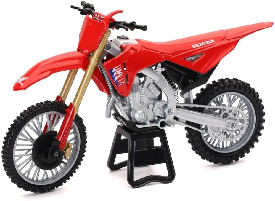 1:12 Scale Diecast Honda CRF450R Dirt Bike Motorcycle Model by NewRay,