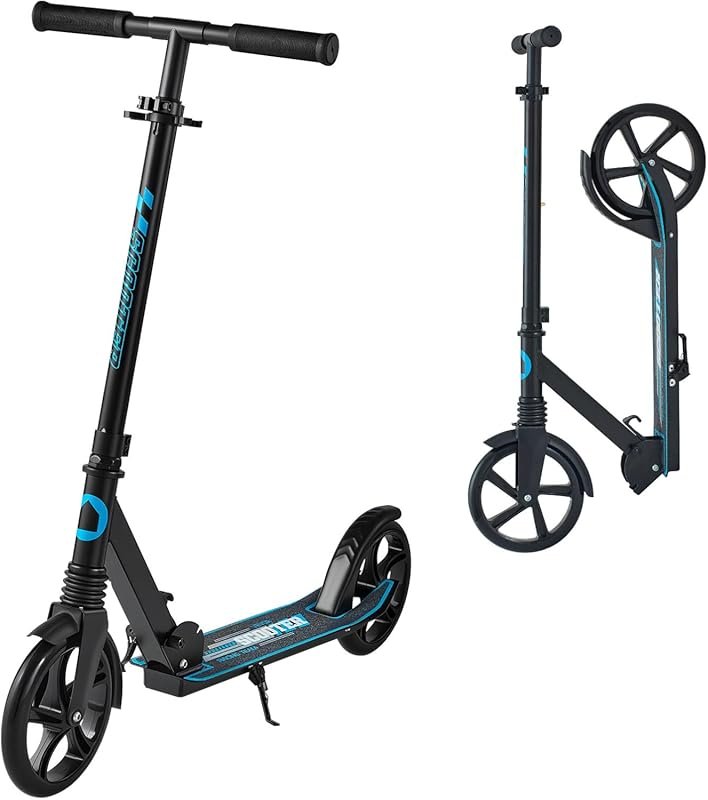 VEVOR Kick Scooter for Kids, Teens & Adults, 2-Wheel Adjustable Height