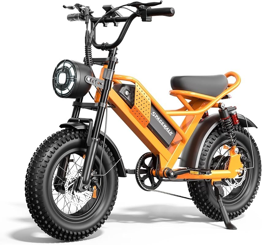 Spacewalk Electric Bike M6/M7: 1500W Peak Motor, 48V Battery, 50 Miles